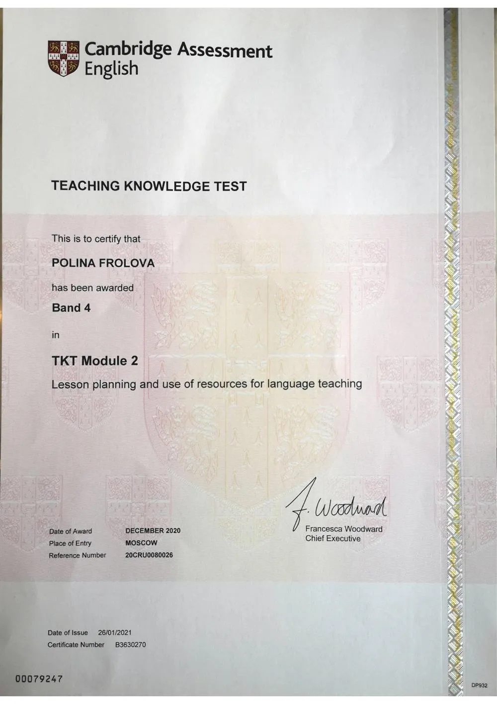 Teaching Knowledge Test Module 2