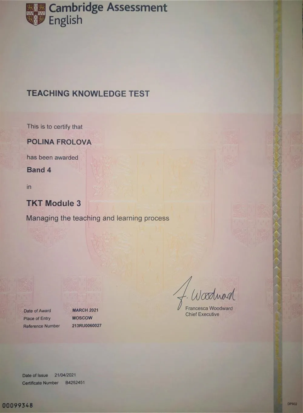 Teaching Knowledge Test Module 3