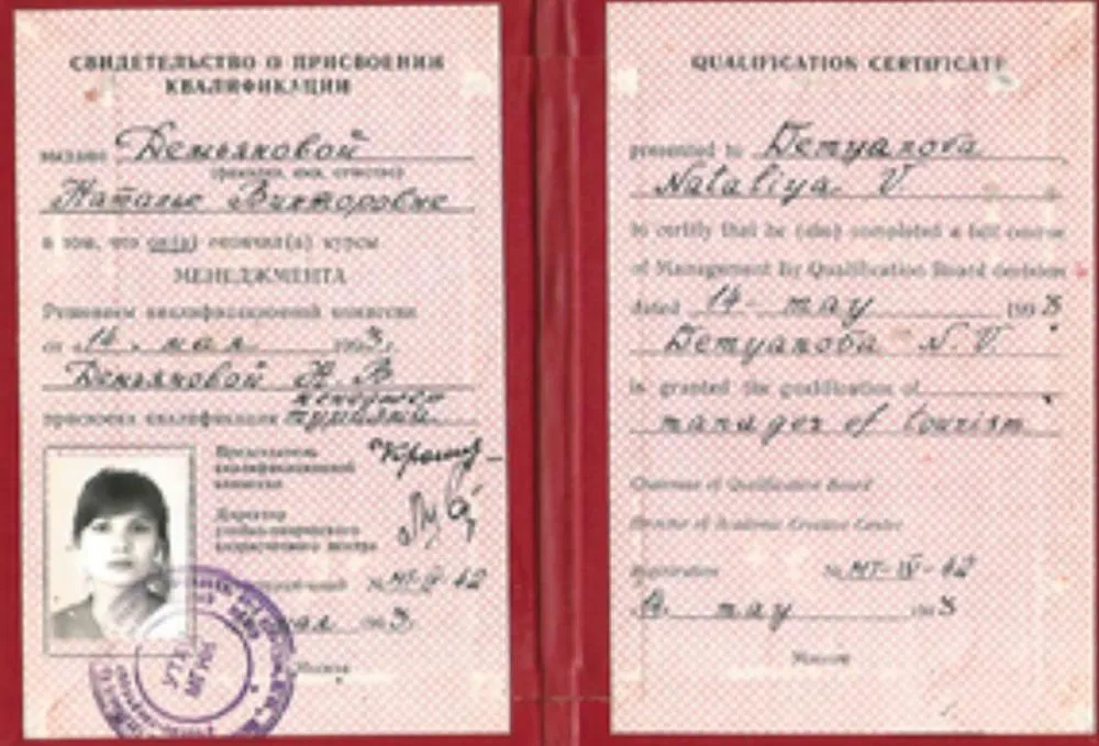 Свидетельство