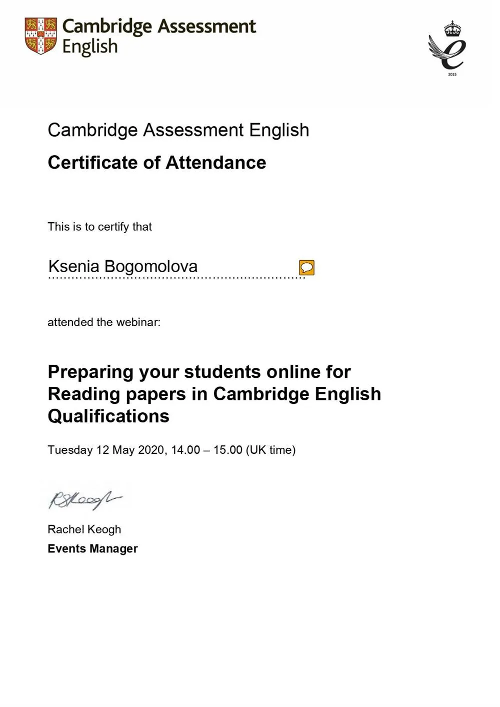 Cambridge