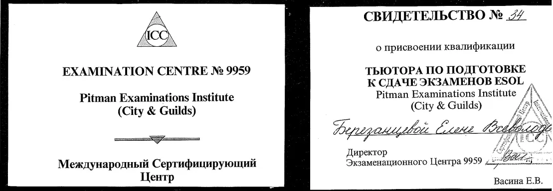 Свидетельство