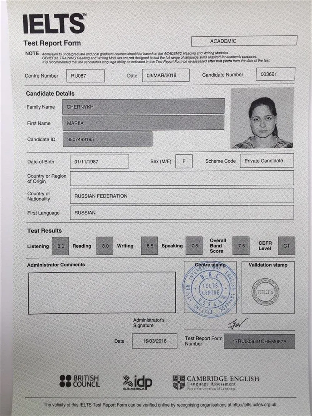 IELTS 