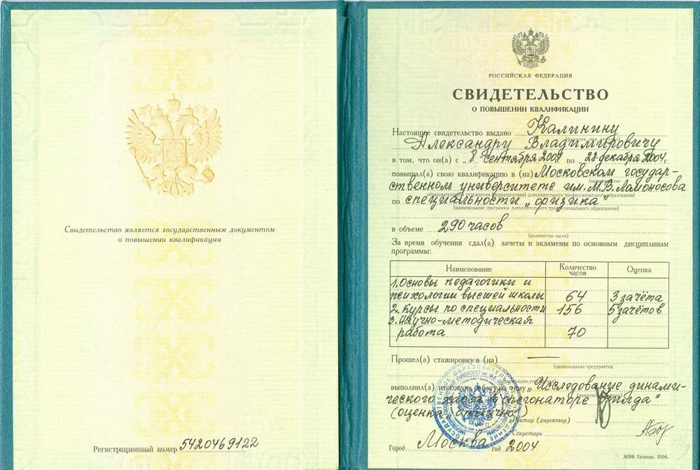 Свидетельство