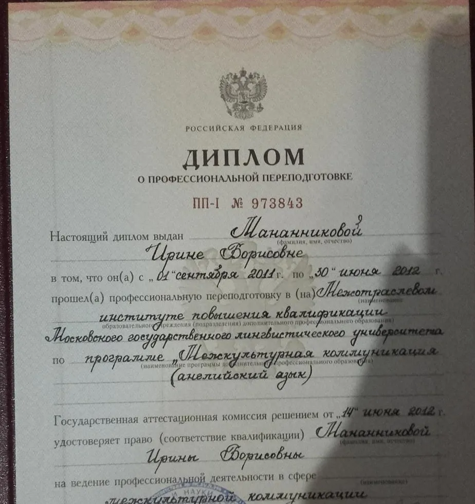 Межкультурная коммуникация (английский язык)