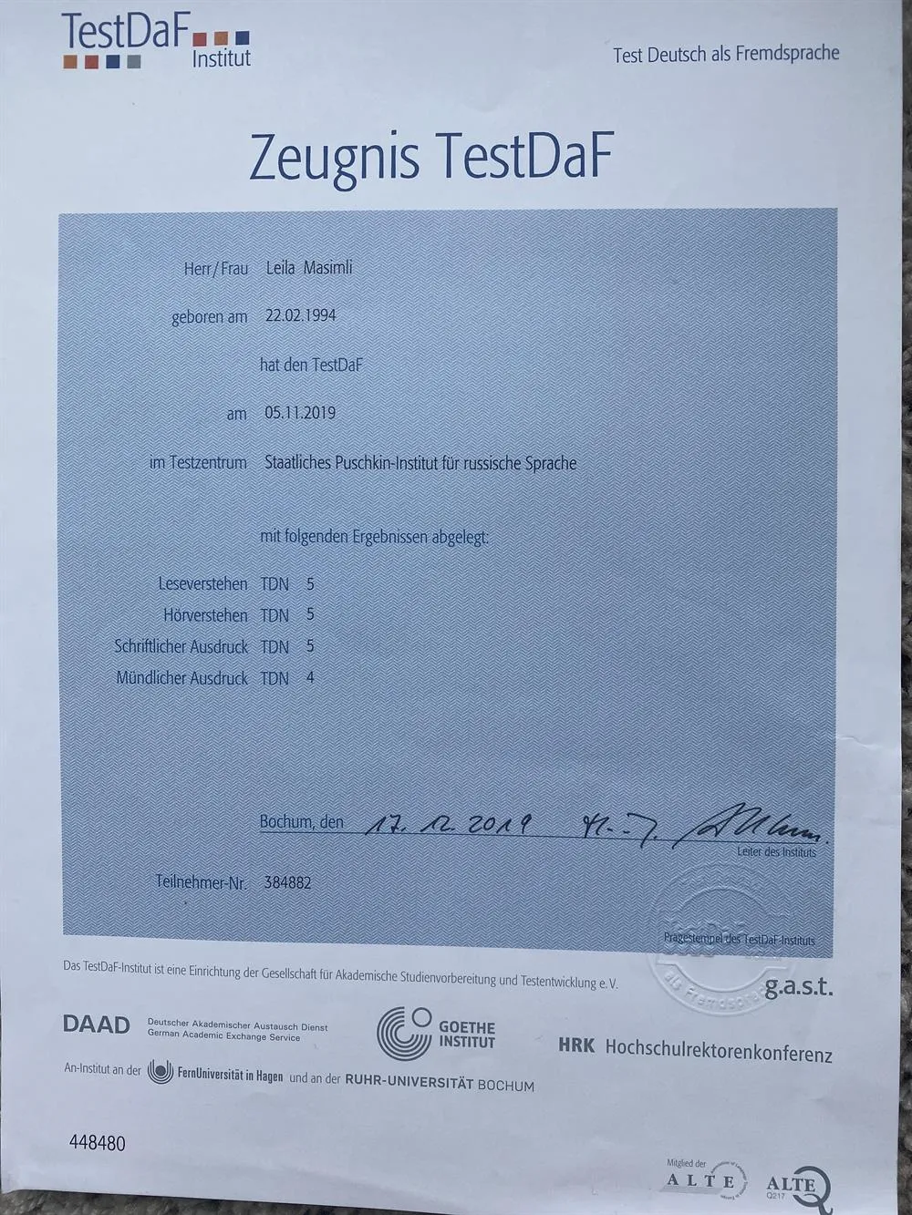 TestDaF