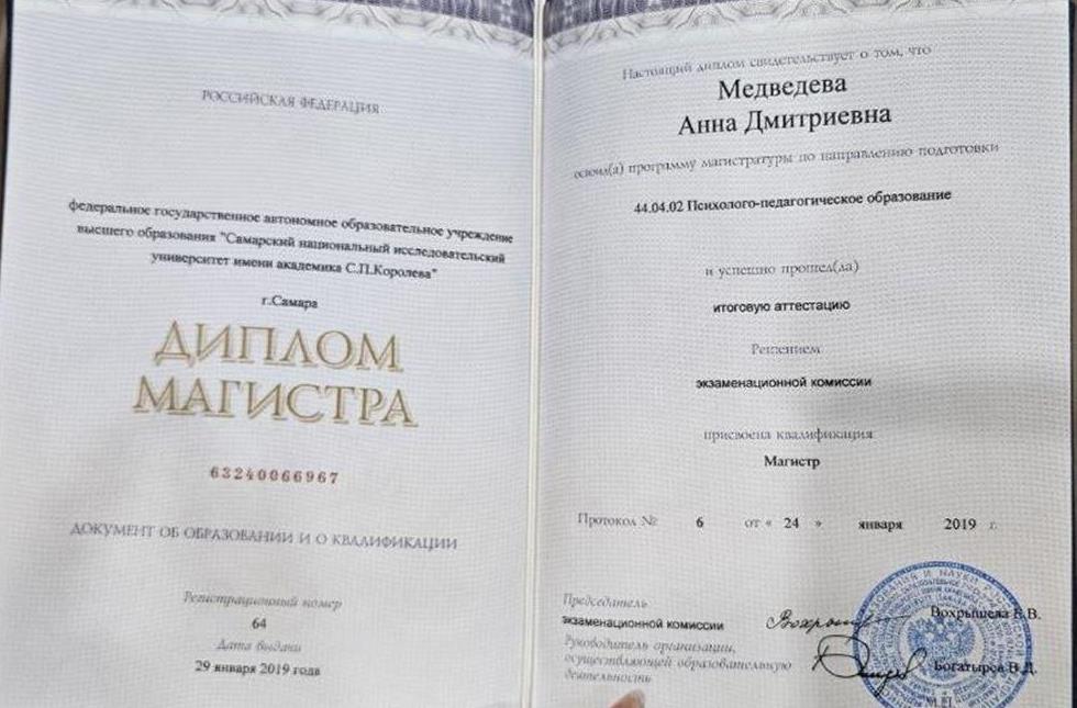Диплом об окончании магистратуры