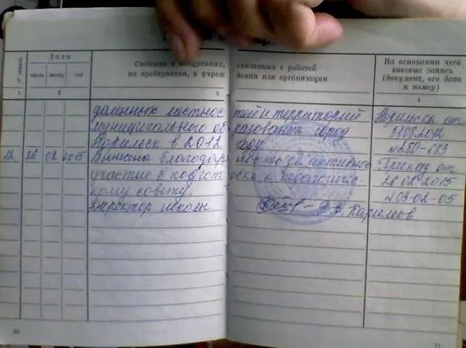 Трудовая книжка